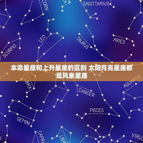 上升和月亮星座|知识科普：太阳星座&月亮星座&上升星座的区别？